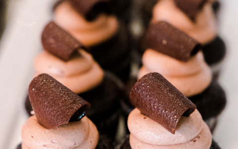 mini chocolate cupcakes