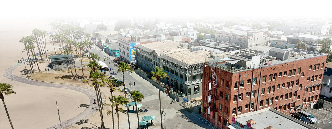 venice beach area aerial image header