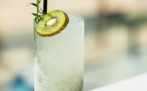 Vistal cocktail mojito in a tall glass