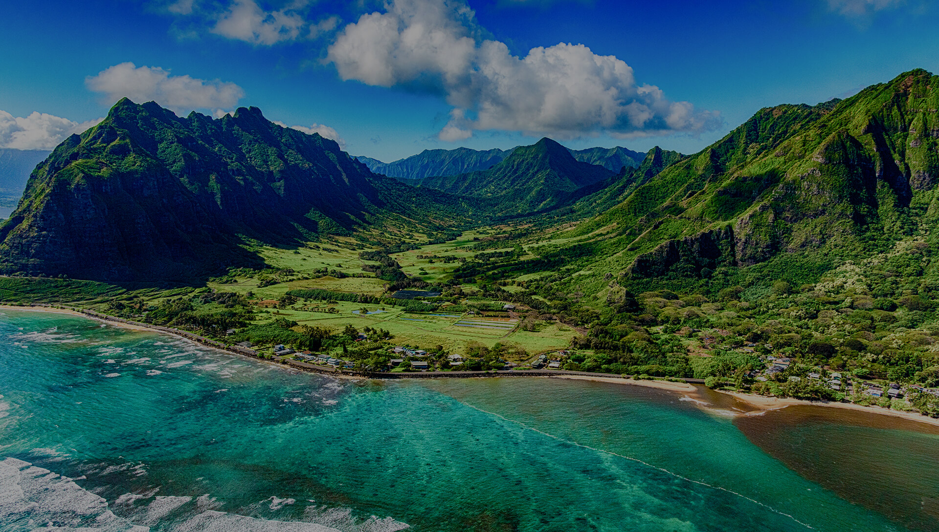 mountains and ocean