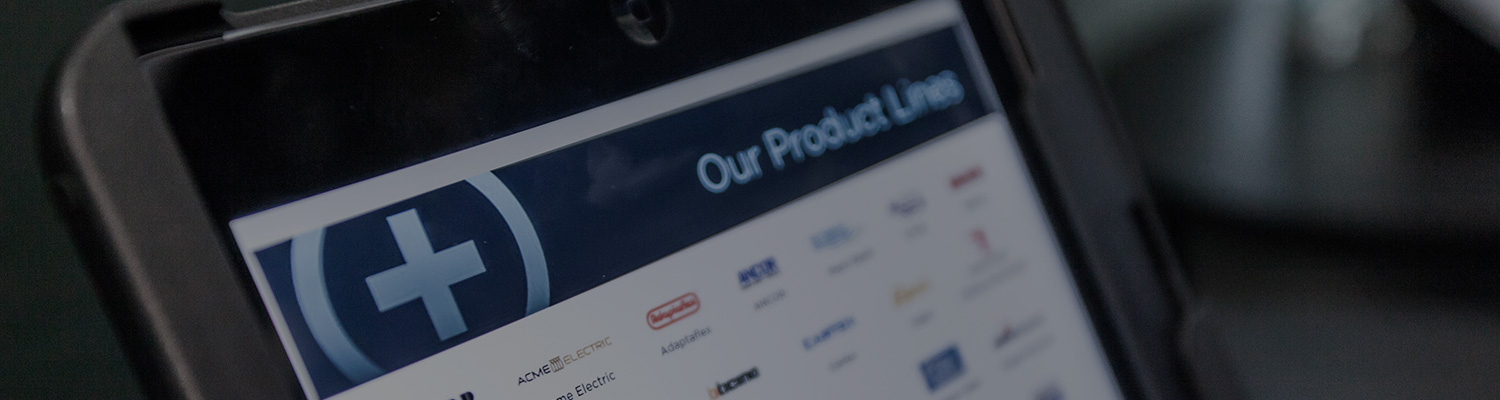 close up of the wards product lines shown on a laptop
