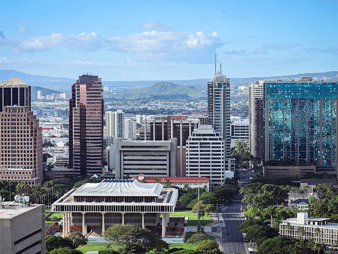 downtown honolulu buildings