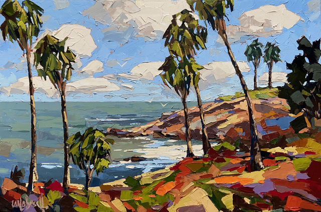 landscape beach paint