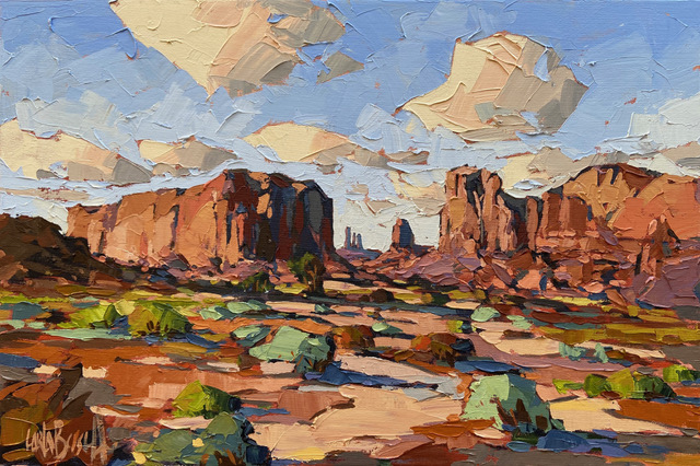 landscape desert paint 
