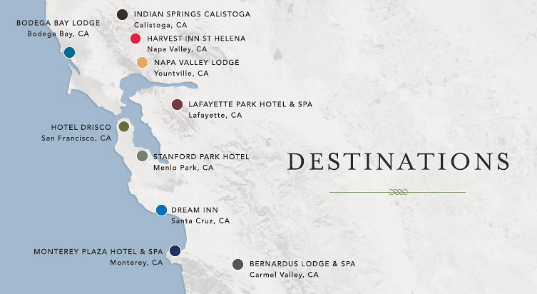 Northern California Our Destinations Woodside Hotels - 