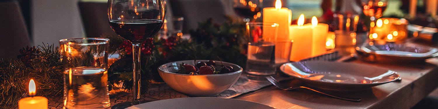 intimate table setting