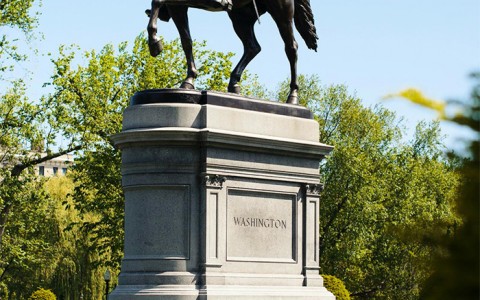 statue of washington on a horse