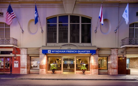wyndham new orleans french quarter exterior entrance