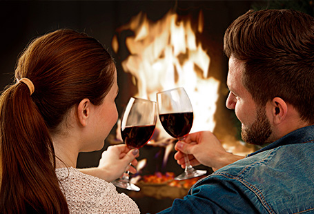 1. We Have Suites With Wood-Burning Fireplaces